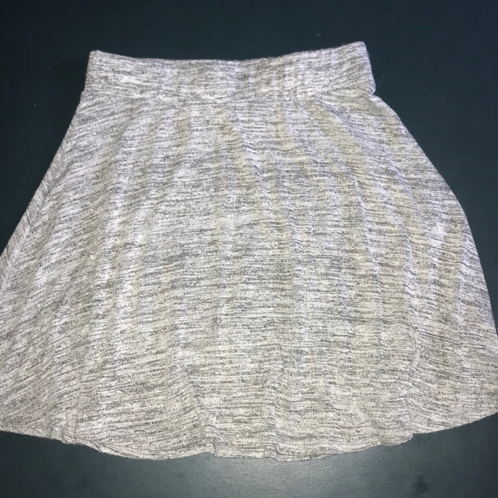 Heather Grey Skater Skirt
